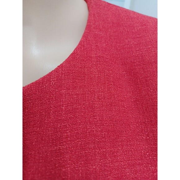 Morgan Miller Womans Suits Skirt Blazer Jacket Red Sz 16W Short Sleeve - Picture 3 of 9